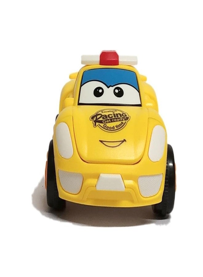 Manos Robot Car Push and Go for Kids, Push Button 360° Stunt Friction Cars,Mini Robot Toy Vehicle for Boys and Girls, Multicolor, - Image 5